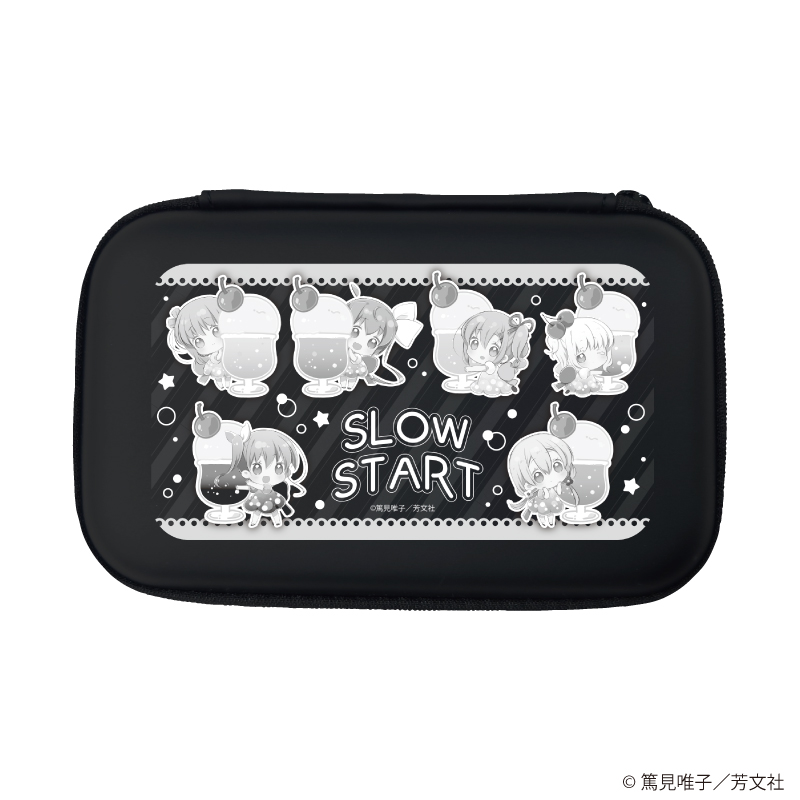 スロウスタート_モバイルアクセサリーケース01/集合デザイン(描き下ろしイラスト)