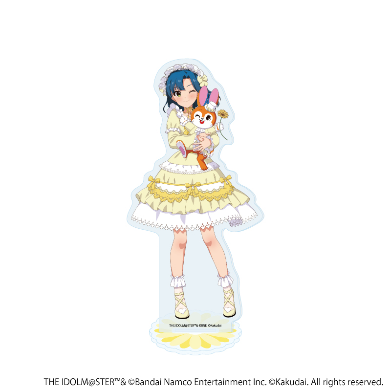 アイドルマスター ミリオンライブ！×クッピーラムネ_アクリルスタンド02/七尾 百合子×クッピー(描き下ろしイラスト)