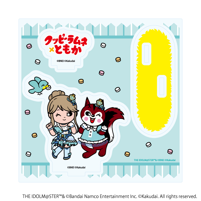 アイドルマスター ミリオンライブ！×クッピーラムネ_アクリルスタンドプレート06/天空橋 朋花×ラム(デフォルメイラスト)
