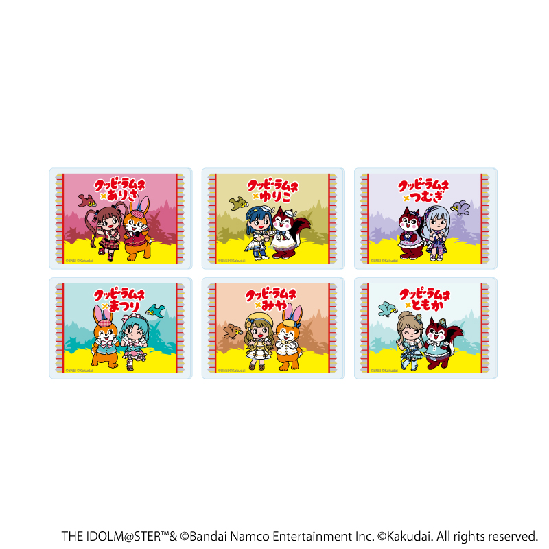 アイドルマスター ミリオンライブ！×クッピーラムネ_アクリルマグネット01/コンプリートセット(全6種)(デフォルメイラスト)【コンプリートセット/6個入り】