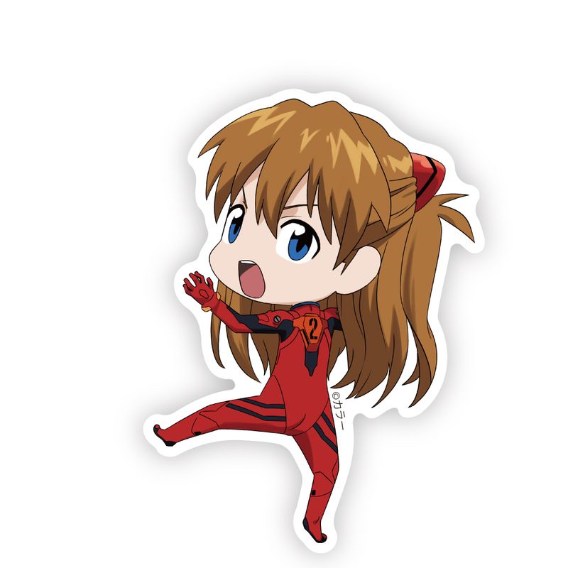 エヴァンゲリオン トウキョウスカイツリー計画 缶バッジ 式波・アスカ・ラングレー EVANGELION_つかまれ!式波・アスカ・ラングレー(バッジ