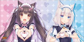 ネコぱら_B2タペストリー（フレーズ＆時雨／水着）Wスエード | 公式