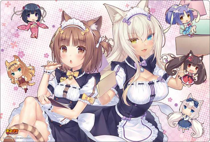 ネコぱら ラブプロジェクト_ブシロード ラバーマットコレクション V2 Vol.1966 アズキ&ココナツ