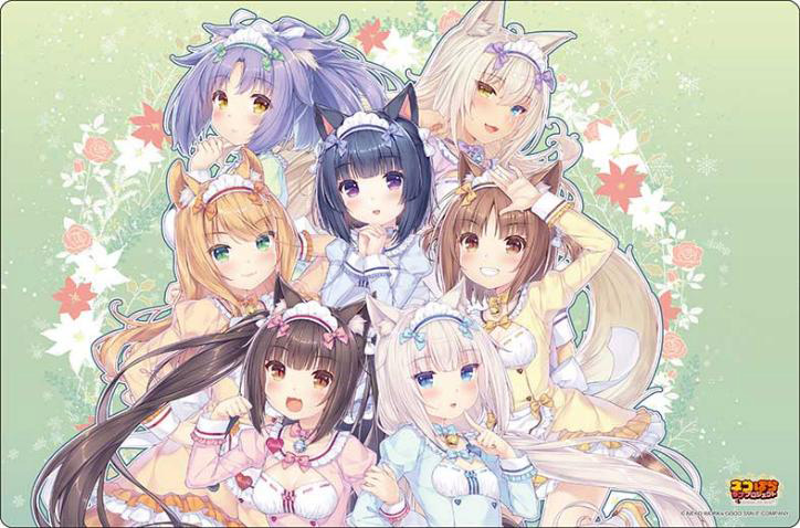 ネコぱら ラブプロジェクト_ブシロード ラバーマットコレクション V2 Vol.1968 ネコぱら ラブプロジェクト A