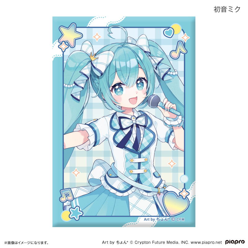 初音ミクシリーズ_ピアプロキャラクターズ 平成アイドル 缶マグネット 初音ミク