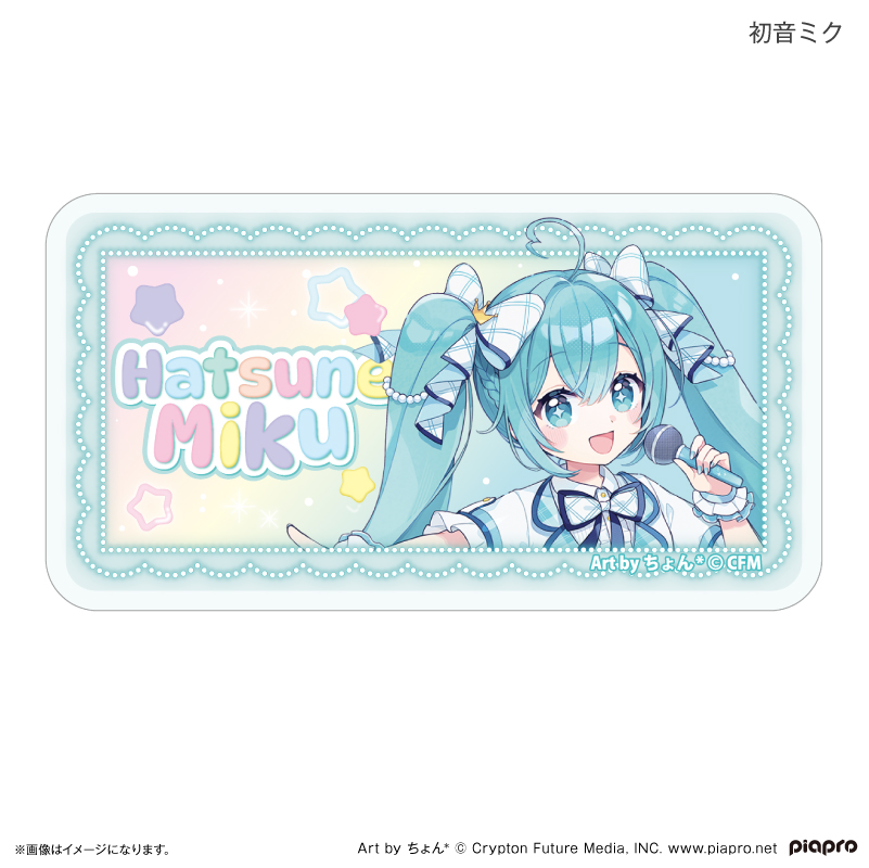初音ミクシリーズ_ピアプロキャラクターズ 平成アイドル ネームバッジ 初音ミク