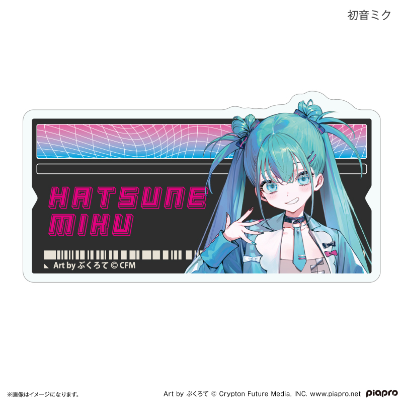 初音ミクシリーズ_ピアプロキャラクターズ 令和アイドル ネームバッジ 初音ミク