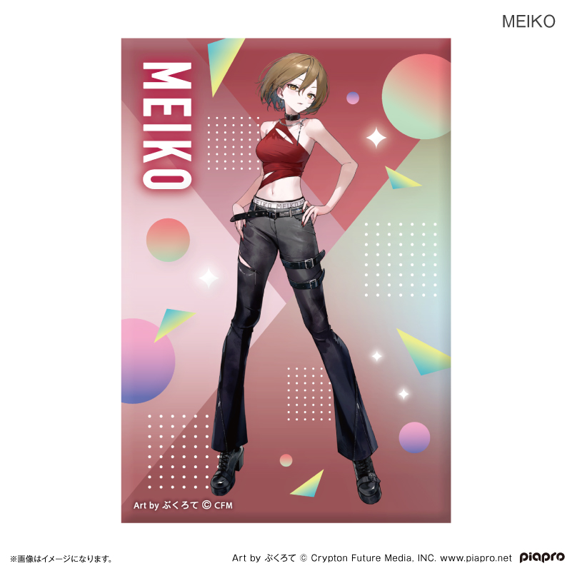 初音ミクシリーズ_ピアプロキャラクターズ 令和アイドル ミニアートスタンド MEIKO