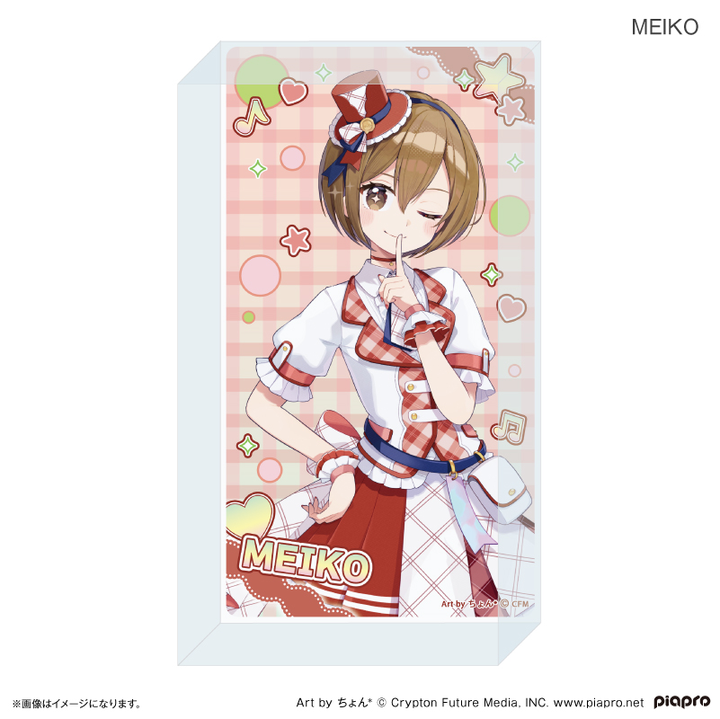 初音ミクシリーズ_ピアプロキャラクターズ 平成アイドル アクリルブロック MEIKO