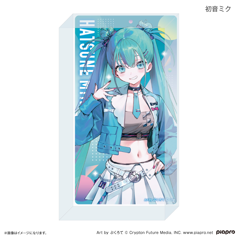 初音ミクシリーズ_ピアプロキャラクターズ 令和アイドル アクリルブロック 初音ミク