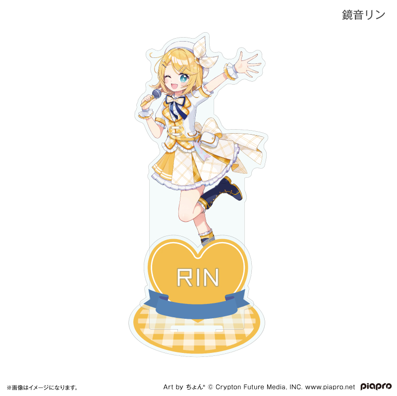 初音ミクシリーズ_ピアプロキャラクターズ 平成アイドル アクリルスタンド 鏡音リン