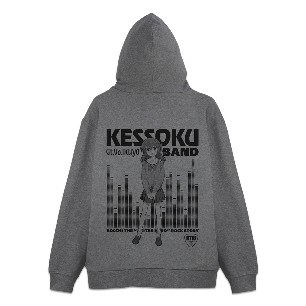 ぼっち・ざ・ろっく!_Mサイズ_喜多郁代 ジップパーカー/MIX GRAY