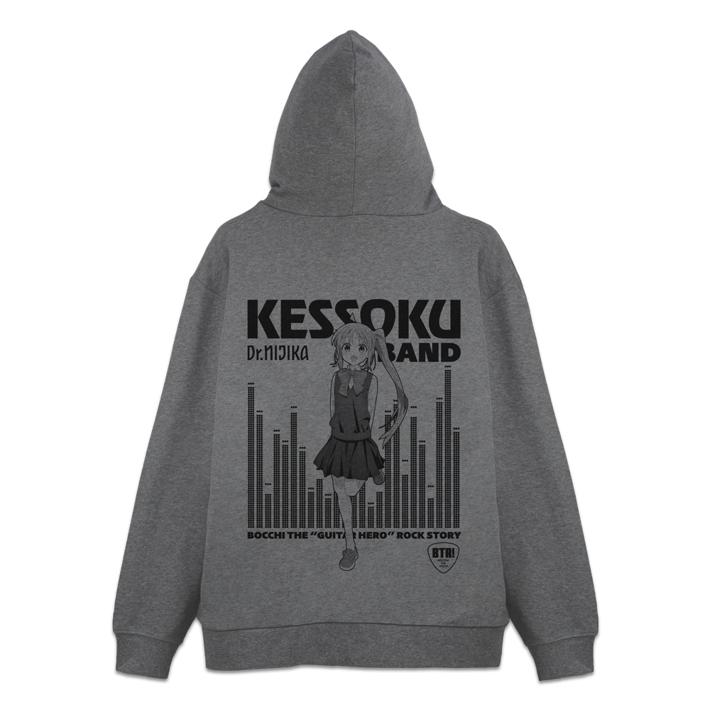 ぼっち・ざ・ろっく!_XXLサイズ_伊地知虹夏 ジップパーカー/MIX GRAY