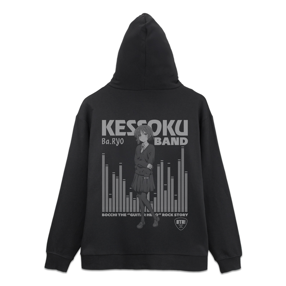 ぼっち・ざ・ろっく!_XXLサイズ_山田リョウ ジップパーカー/BLACK