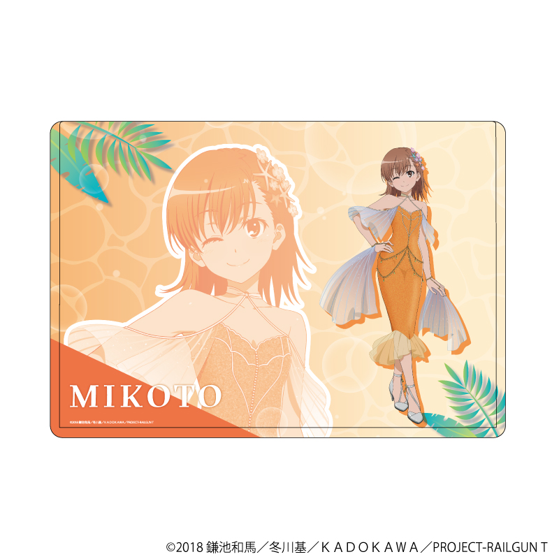 とある科学の超電磁砲Ｔ_キャラクリアケース06/御坂美琴 マーメイドドレスver.(描き下ろしイラスト)