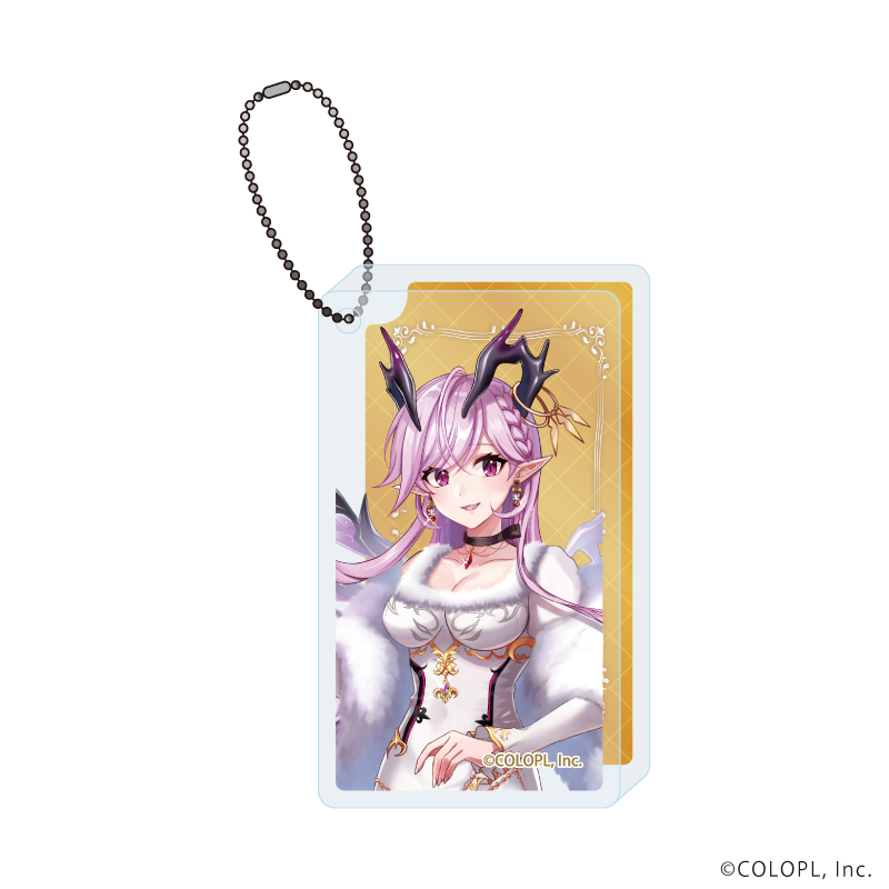 白猫プロジェクト_アクリルブロックキーホルダー06/クリスマスver. オスクロル(描き下ろしイラスト)