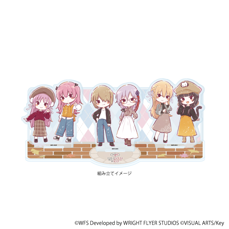 ヘブンバーンズレッド_アクリルジオラマ06/秋ver. 第31A部隊(グラフアートイラスト)