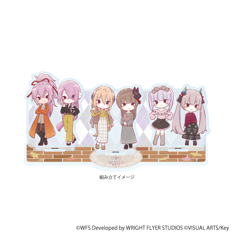 ヘブンバーンズレッド_アクリルジオラマ09/秋ver. 第30G部隊(グラフアートイラスト)