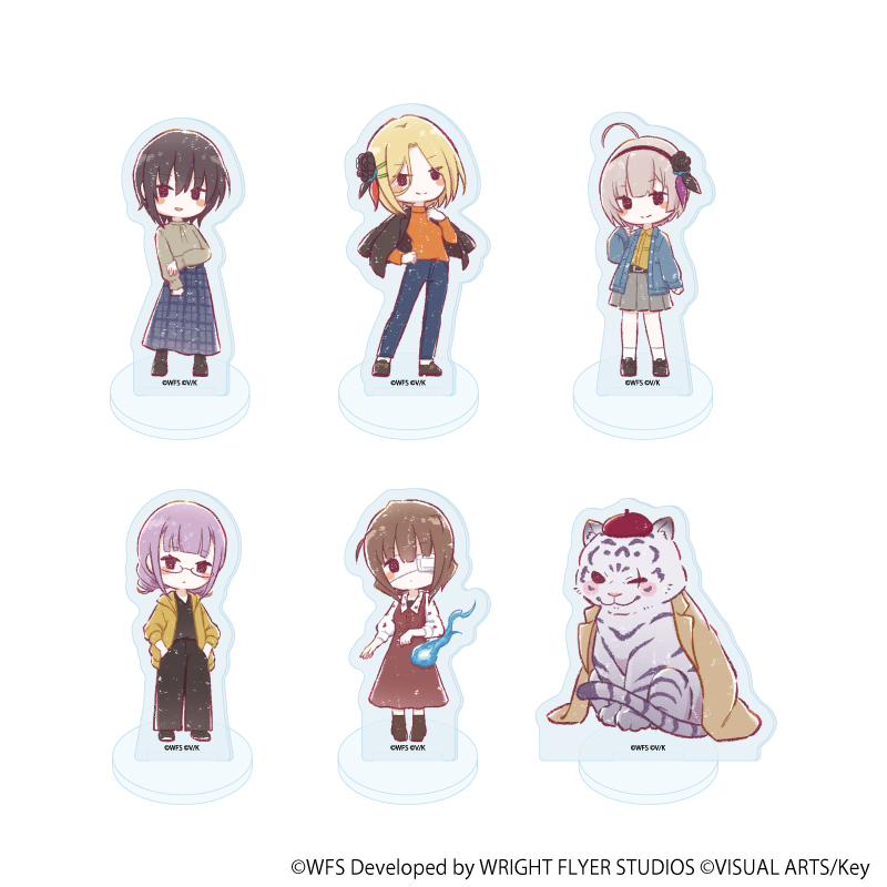 ヘブンバーンズレッド_アクリルぷちスタンド28/秋ver. 第31B部隊 コンプリートセット(全6種)(グラフアートイラスト)【コンプリートセット／6個入り】