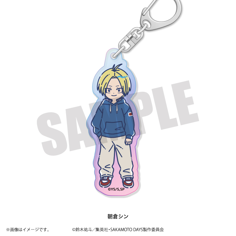 SAKAMOTO DAYS_れとぽぷ オーロラアクリルキーホルダー 朝倉シン