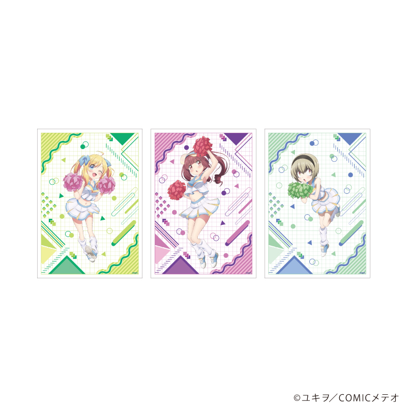 邪神ちゃんドロップキック_REPLICA GENGA 3枚セット01/チアガールver.A(描き下ろしイラスト)