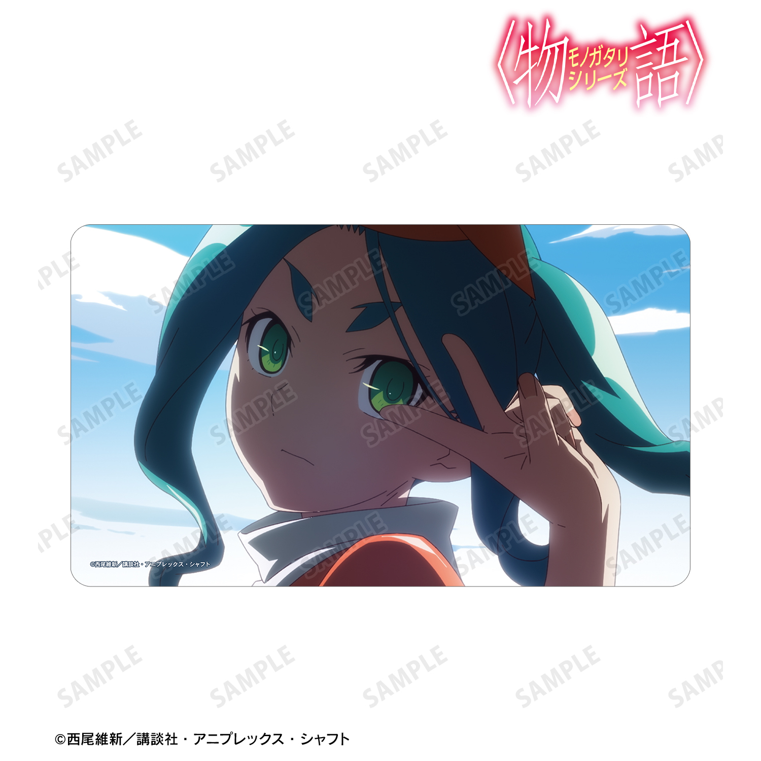 〈物語〉シリーズ_斧乃木余接 場面写マルチデスクマット