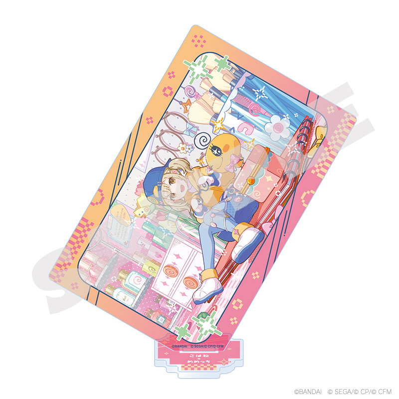 プロジェクトセカイ カラフルステージ! feat. 初音ミク×たまごっち_カード型アクリルスタンド 小豆沢こはね×めめっち2