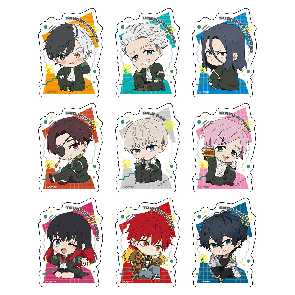 WIND BREAKER Season 2_トレーディングダイカットステッカー【BOX／9個入り】