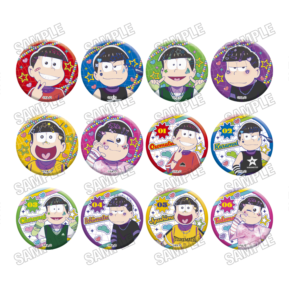 おそ松さん_描き下ろし缶バッジコレクション【デコラver