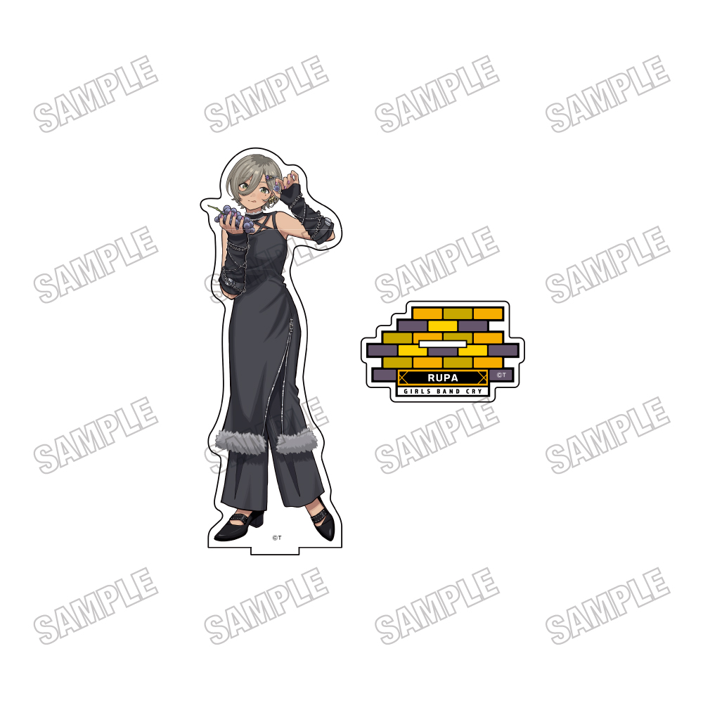 ガールズバンドクライ_描き下ろしBIGアクリルスタンド【ブラックファッションフルーツver.】⑤ルパ