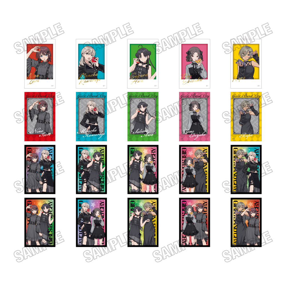 ガールズバンドクライ_描き下ろしミニフォトカードコレクション【ブラックファッションフルーツver.】　【コンプリートBOX／10パック入り】