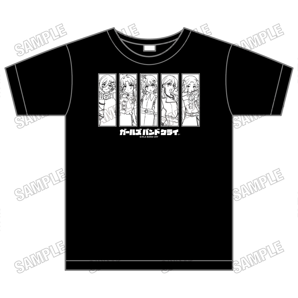 ガールズバンドクライ_Tシャツ【ブラックファッションフルーツver.】　