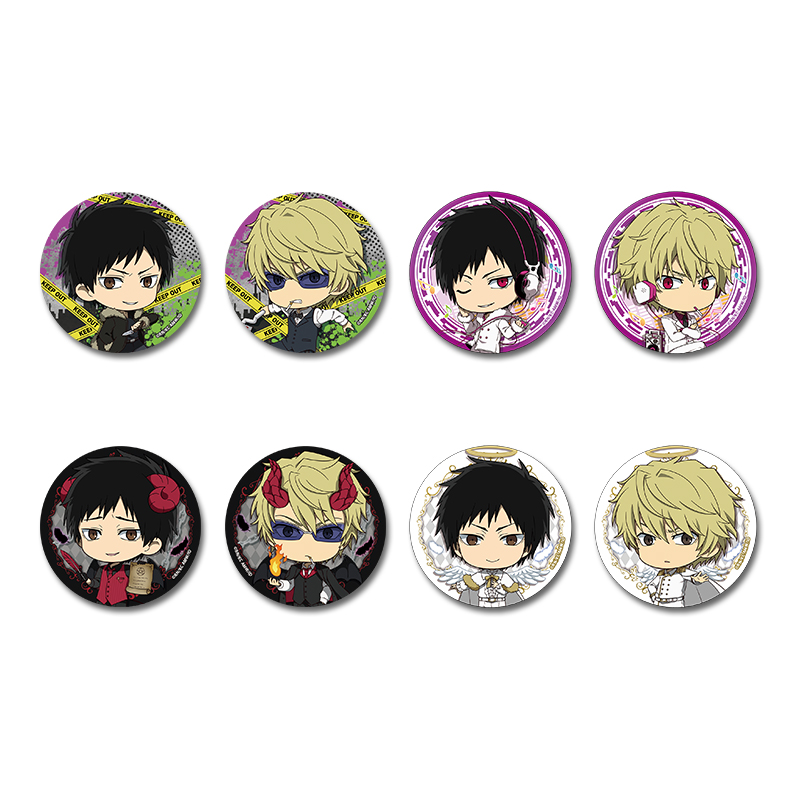 デュラララ!!×2_ぷちちょこトレーディング缶バッジ　【コンプリートBOX／8個入り】