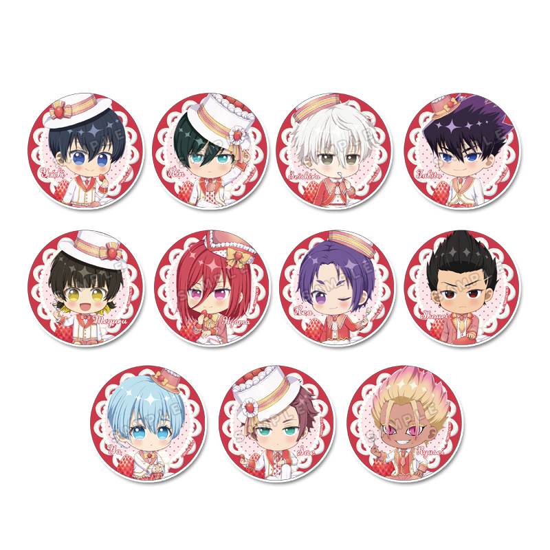 ブルーロック_ぷちちょこトレーディング缶バッジ ショートケーキver.　【コンプリートBOX／11個入り】