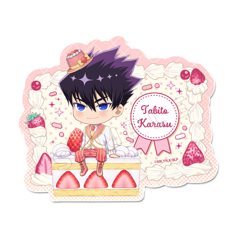 ブルーロック_ぷちちょこステッカー【烏 旅人】ショートケーキver.