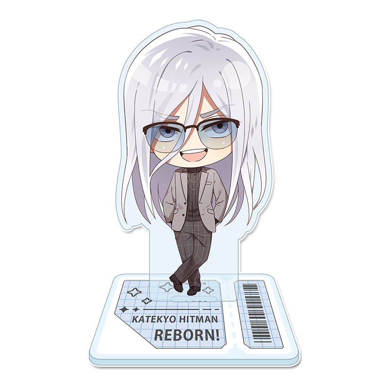 家庭教師ヒットマンREBORN!_ぷちちょこ アクリルスタンド【スクアーロ】メガネ&スーツver.