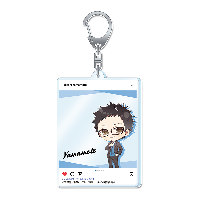 家庭教師ヒットマンREBORN!_ぷちちょこ アクリルキーホルダー【山本武】メガネ&スーツver.