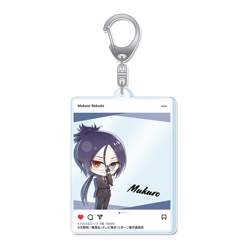 家庭教師ヒットマンREBORN!_ぷちちょこ アクリルキーホルダー【六道骸】メガネ&スーツver.