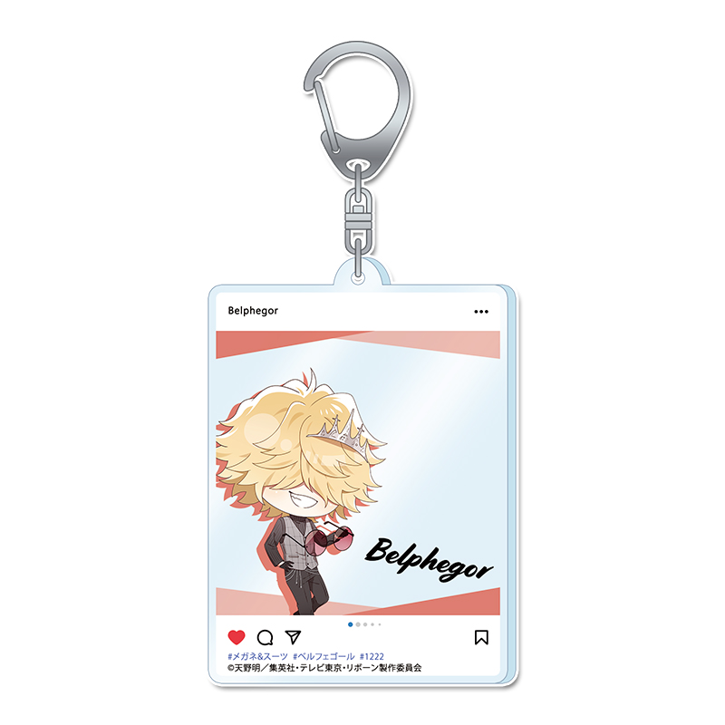 家庭教師ヒットマンREBORN!_ぷちちょこ アクリルキーホルダー【ベルフェゴール】メガネ&スーツver.