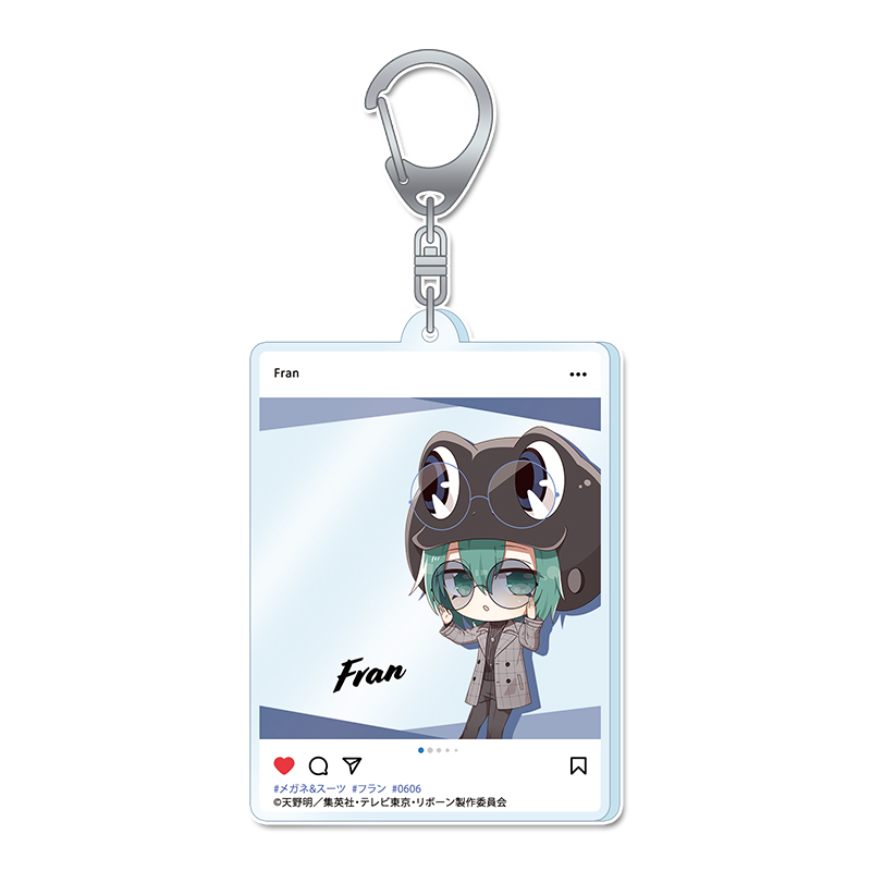 家庭教師ヒットマンREBORN!_ぷちちょこ アクリルキーホルダー【フラン】メガネ&スーツver.