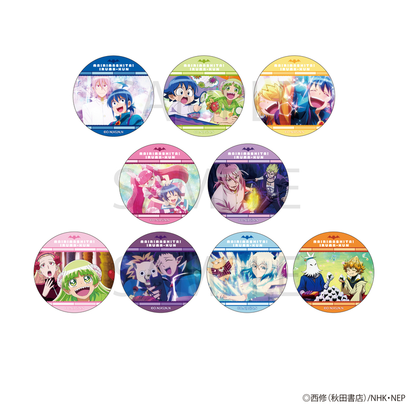 魔入りました！入間くん_トレーディング　ステンドガラス風場面写缶バッジ　【BOX／9個入り】