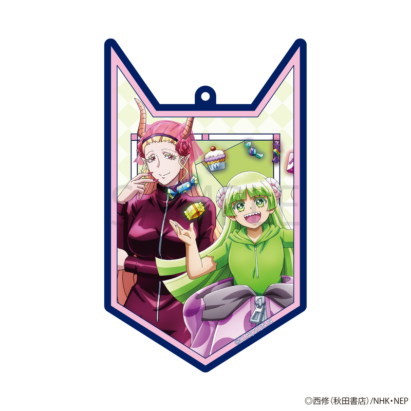 魔入りました！入間くん_ステンドガラス風アクリルキーホルダー　クララ＆エリザベッタ