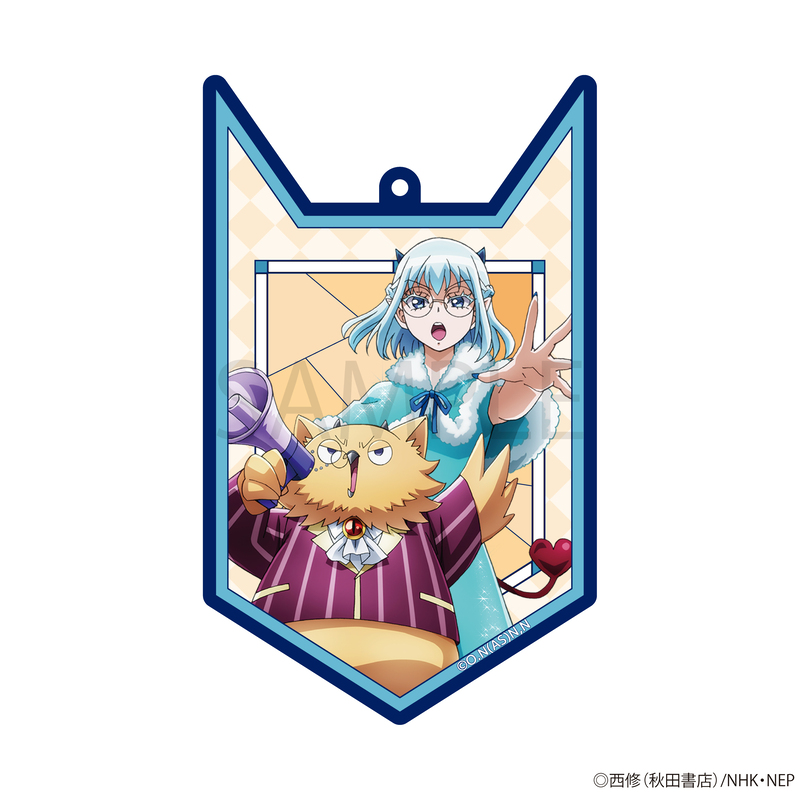 魔入りました！入間くん_ステンドガラス風アクリルキーホルダー　ケロリ＆カムイ