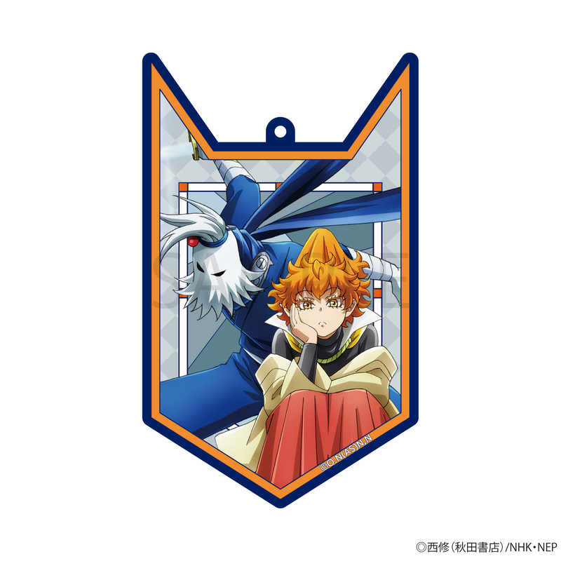 魔入りました！入間くん_ステンドガラス風アクリルキーホルダー　ピケロ＆ゴエモン