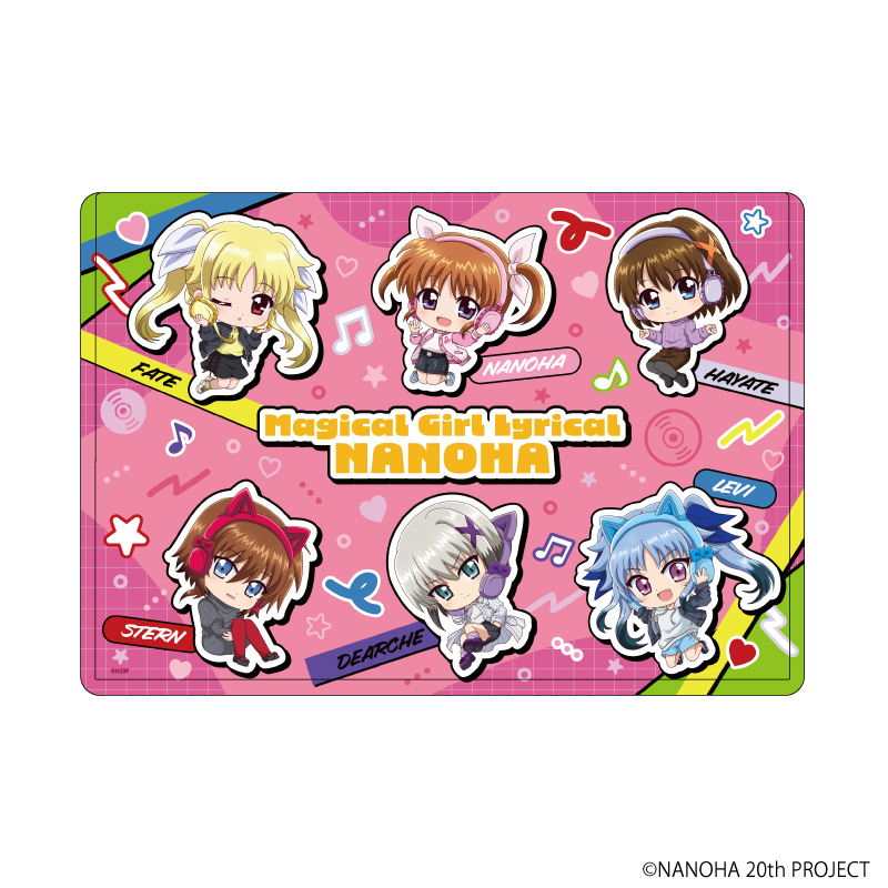 魔法少女リリカルなのはシリーズ_キャラクリアケース15/集合デザイン(ミニキャライラスト)