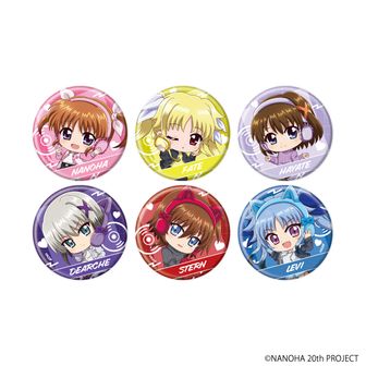 魔法少女リリカルなのはシリーズ_缶バッジ27/コンプリートセット(全6種