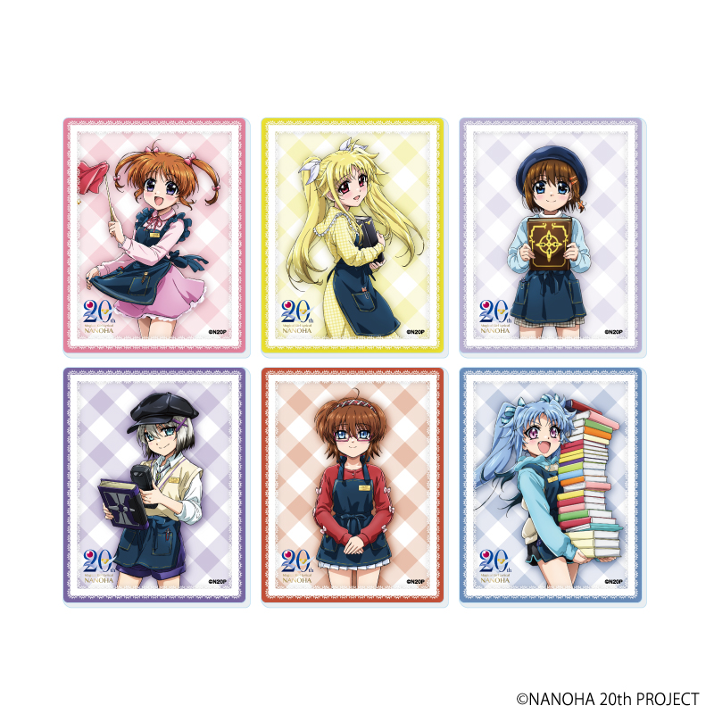 魔法少女リリカルなのはシリーズ_アクリルカード02/コンプリートセット(全6種)(描き下ろしイラスト)【コンプリートセット/6個入り】