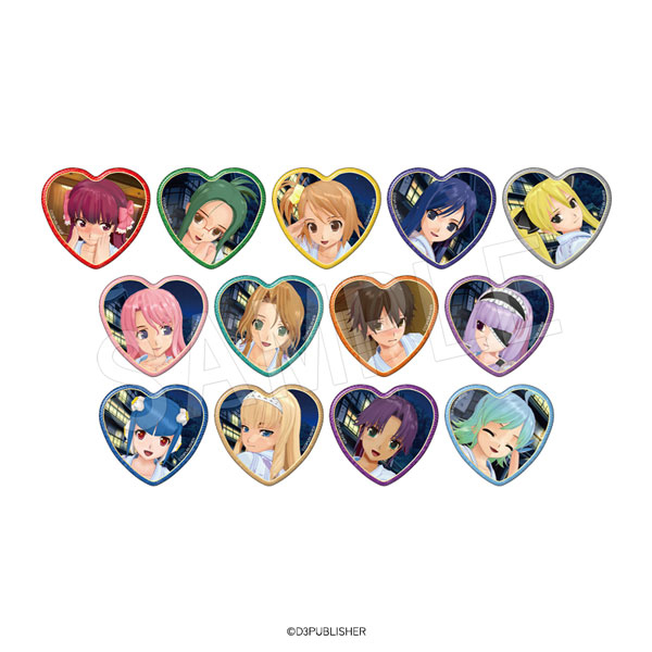 ドリームクラブシリーズ_トレーディングハート缶バッジ【袋／13個入り】