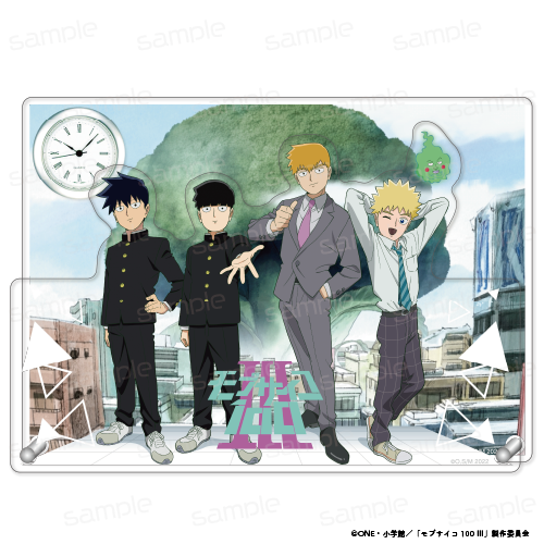 モブサイコ100 Ⅲ_アクリルジオラマ時計【A】