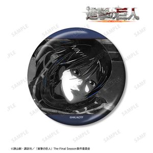 진격의 거인_미카사 Ani-Art BLACK LABEL 제2탄 75 mm메탈릭캔 배지